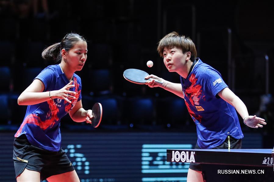 Китайские спортсменки одержали победу в парном разряде на открытом чемпионате мира по настольному теннису в Чехии