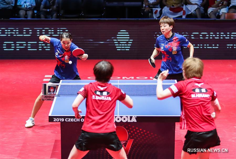 Китайские спортсменки одержали победу в парном разряде на открытом чемпионате мира по настольному теннису в Чехии