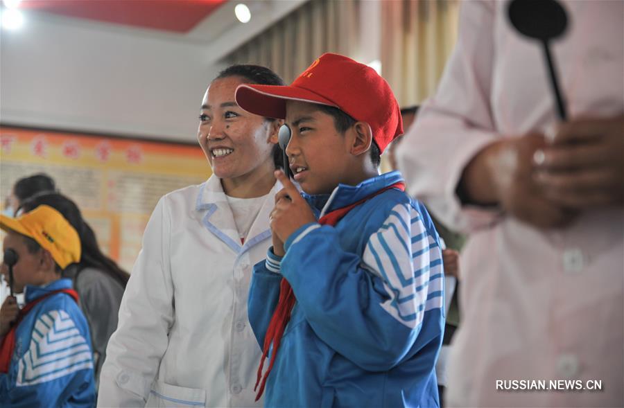 Акция по охране зрения стартовала в Лхасе