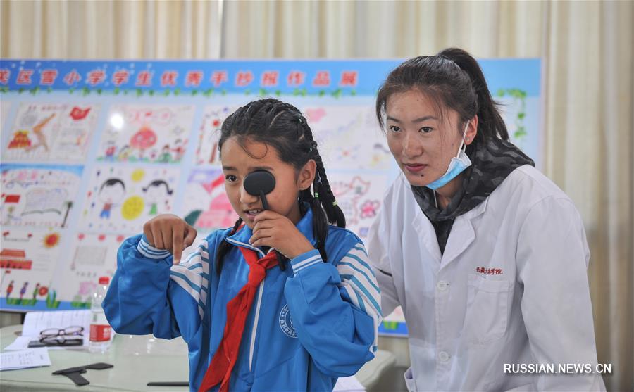 Акция по охране зрения стартовала в Лхасе