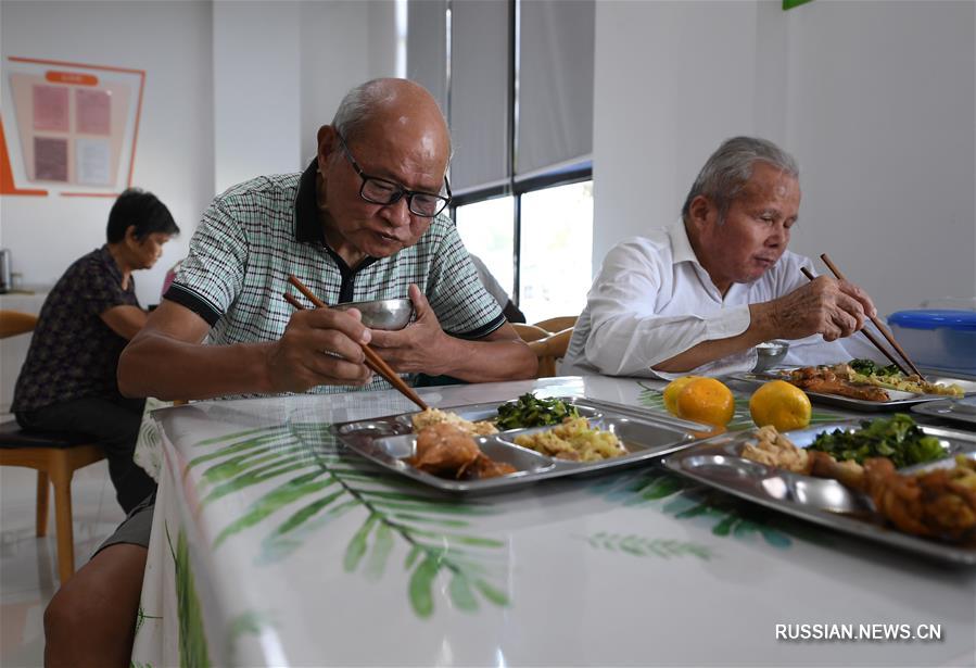 Забота о пожилых в провинции Цзянсу