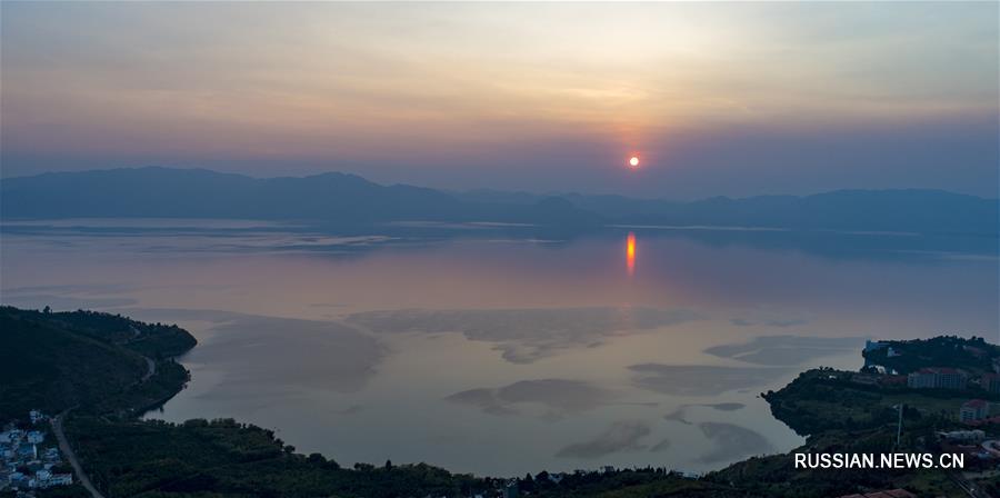 На озере Фусяньху в провинции Юньнань прошел экологический праздник