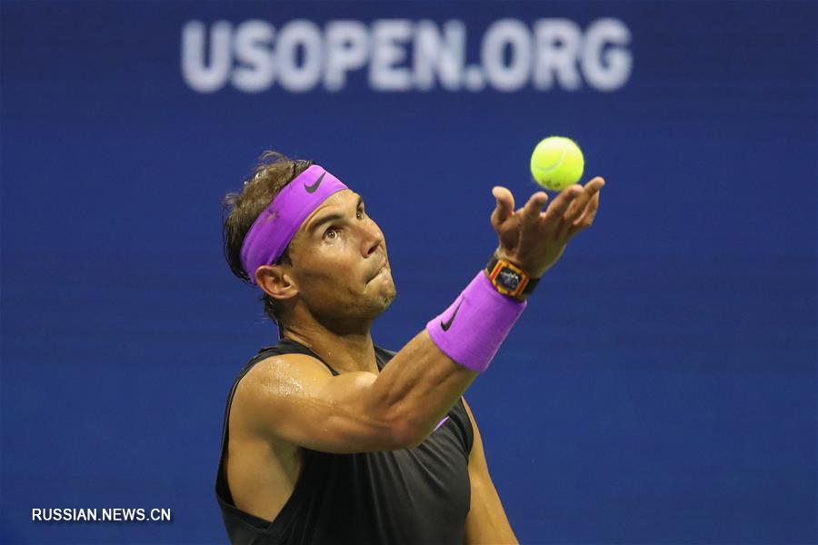 Рафаэль Надаль вышел во второй раунд Открытого чемпионата США по теннису