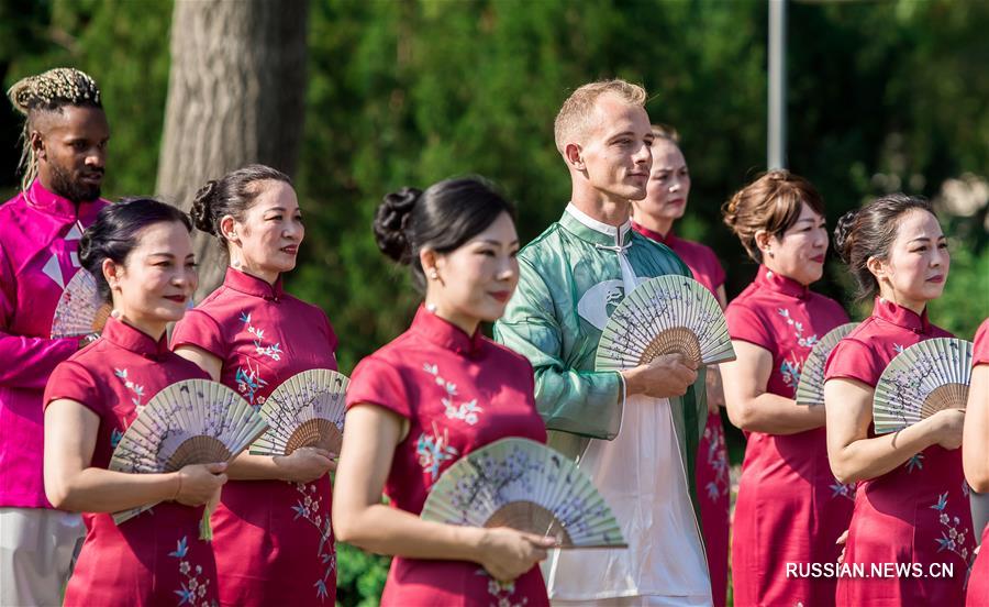 Берег реки Дунай "облачился в китайское ципао"  