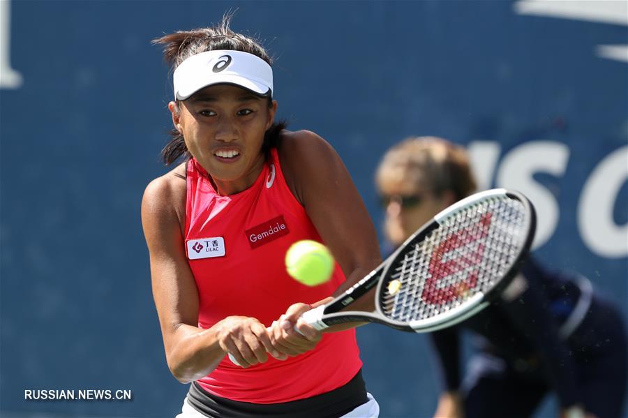 Китайская теннисистка Чжан Шуай вышла в третий раунд Открытого чемпионата США по теннису