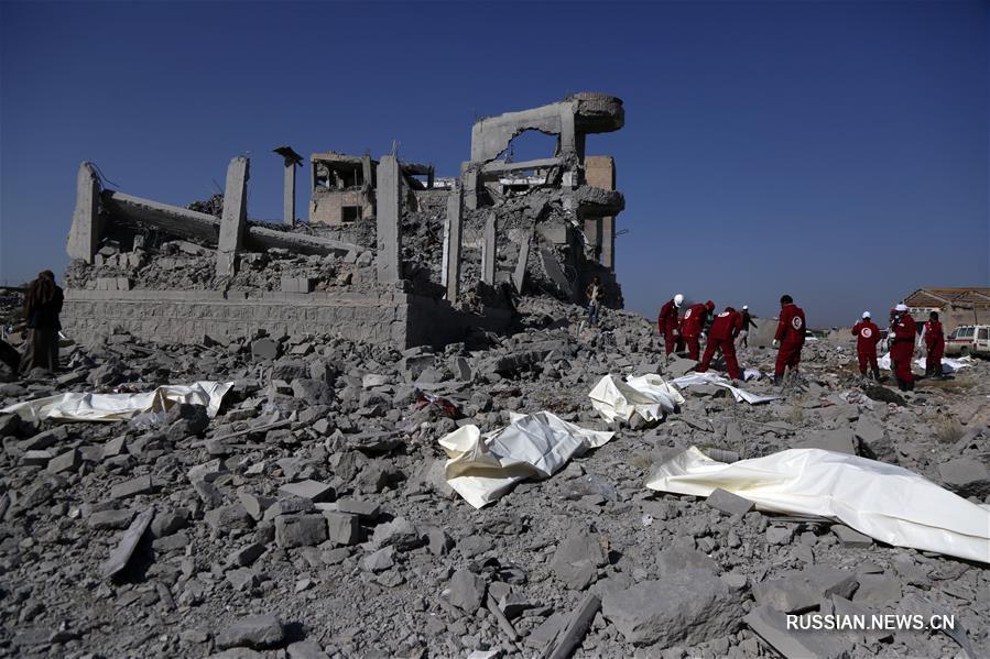 （国际）（11）也门胡塞武装说多国联军空袭监狱致50人死亡