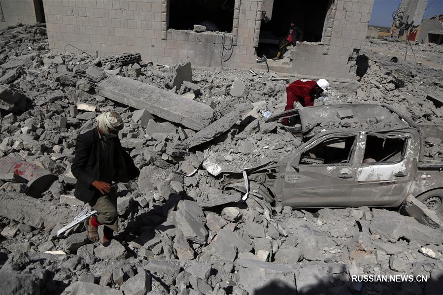 （国际）（13）也门胡塞武装说多国联军空袭监狱致50人死亡