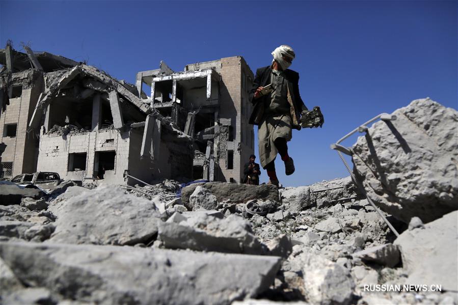 （国际）（14）也门胡塞武装说多国联军空袭监狱致50人死亡