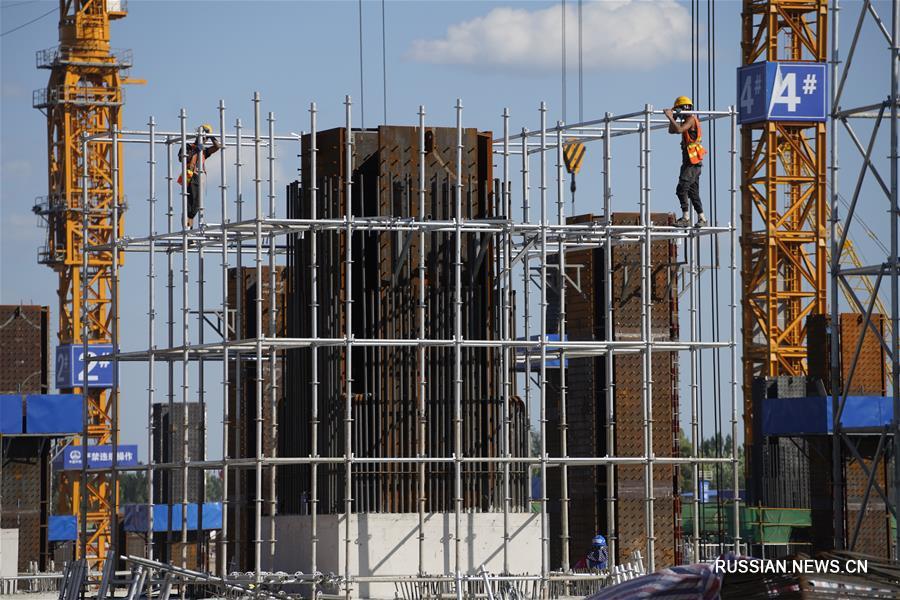 Строительство нового района Сюнъань уверенно движется вперед 