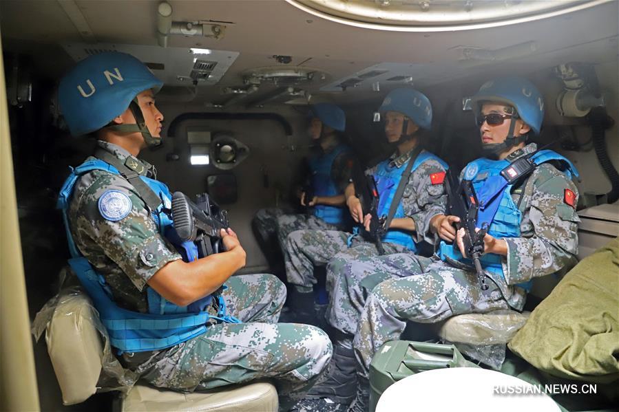 Миротворческий отряд Китая в Ливане успешно провел учения по обеспечению безопасности