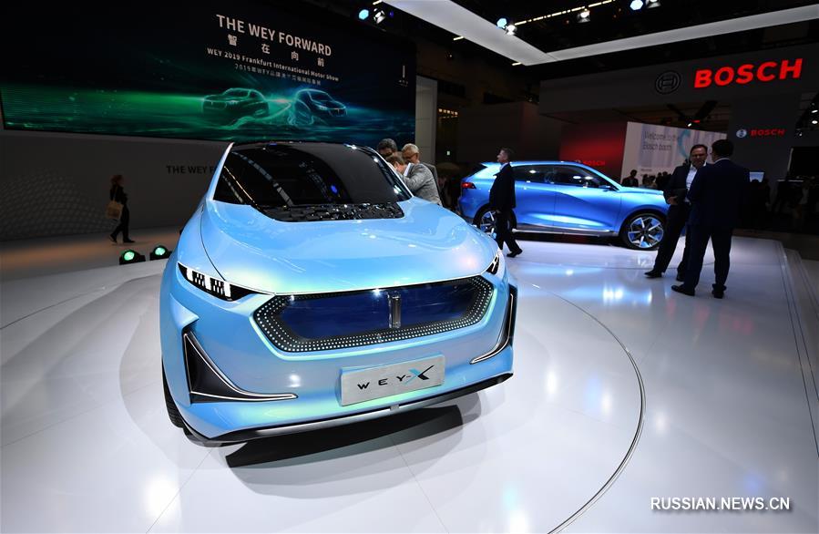 Китайские автомобили на международной выставке во Франкфурте-на-Майне