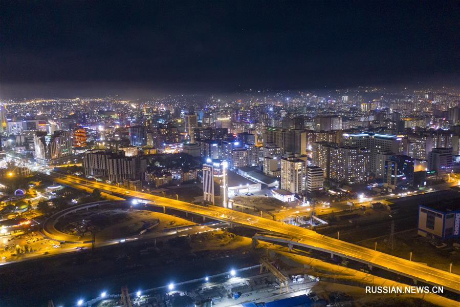 В Улан-Баторе пустили в эксплутацию крупнейшую в стране транспортную развязку, построенную силами китайской компании