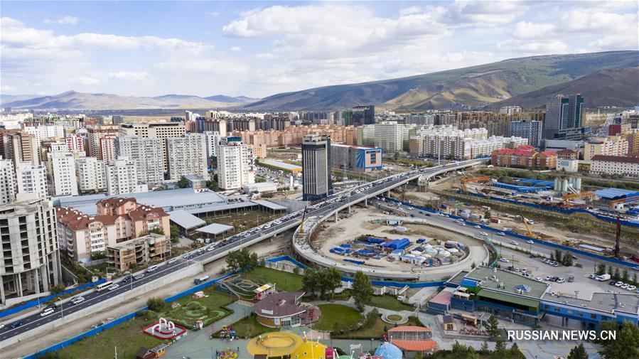 В Улан-Баторе пустили в эксплутацию крупнейшую в стране транспортную развязку, построенную силами китайской компании