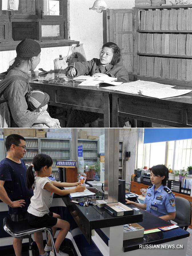 Китай на рабочем месте -- 70 лет развития в фотодокументах