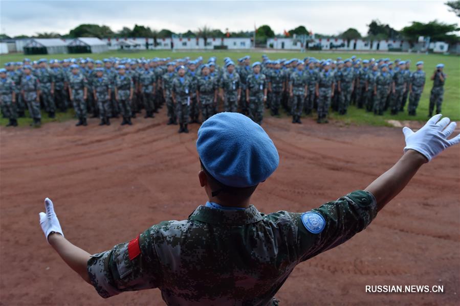 Китайские "голубые каски" -- основная сила при проведении миротворческих операций