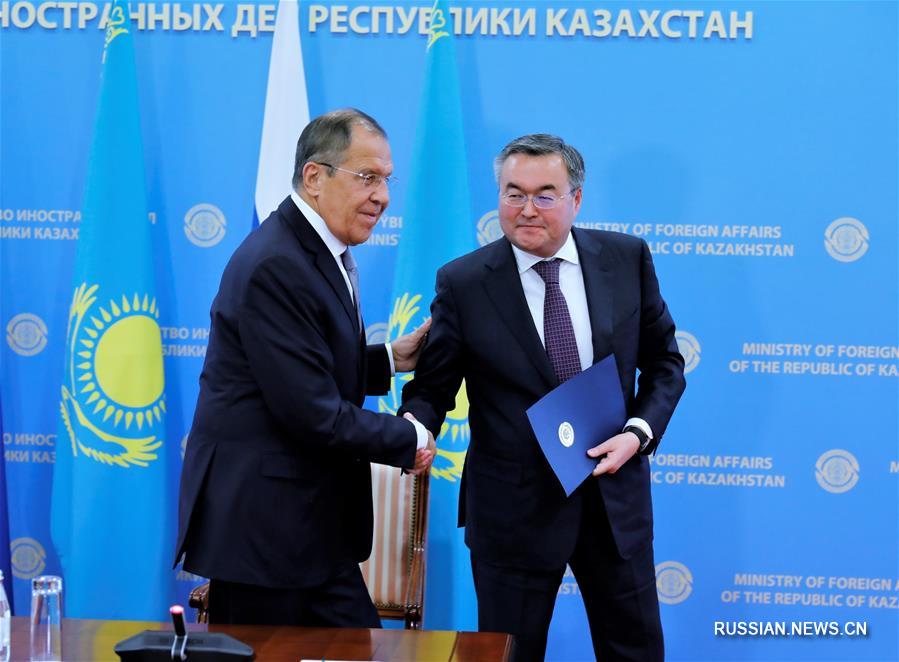 Главы МИД Казахстана и России обсудили широкий спектр региональных и международных вопросов