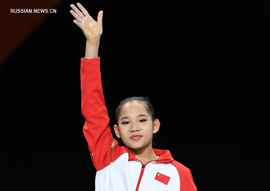 Спортивная гимнастика -- ЧМ-2019: китаянка Тан Сицзин заняла второе место в женском индивидуальном многоборье