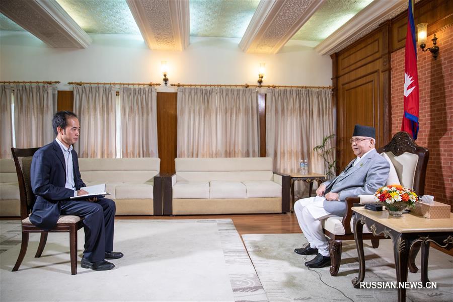 （习近平出访配合稿·图文互动）（1）专访：习近平主席访问将把尼中关系提升到新高度——访尼泊尔总理奥利