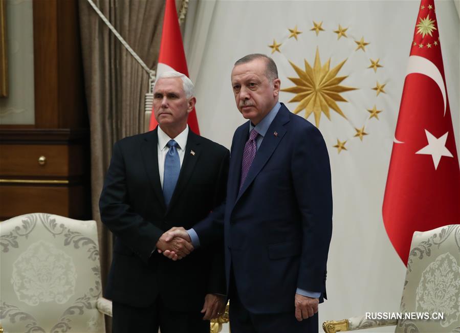 Турция и США достигли соглашения о временном прекращении Турцией огня на севере Сирии