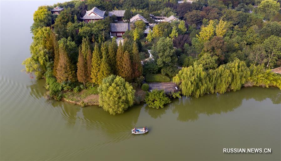 Город Сюйчжоу -- между зелеными горами и синим озером