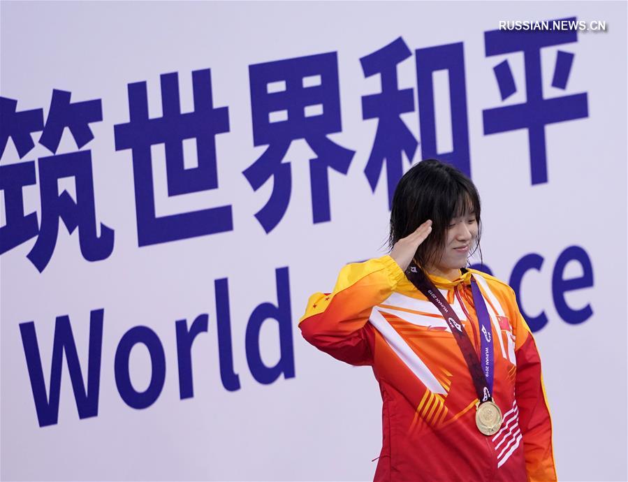 Всемирные военные игры -- Спасение на воде: китайские спортсменки выиграли золото и серебро на дистанции 50 м с манекеном