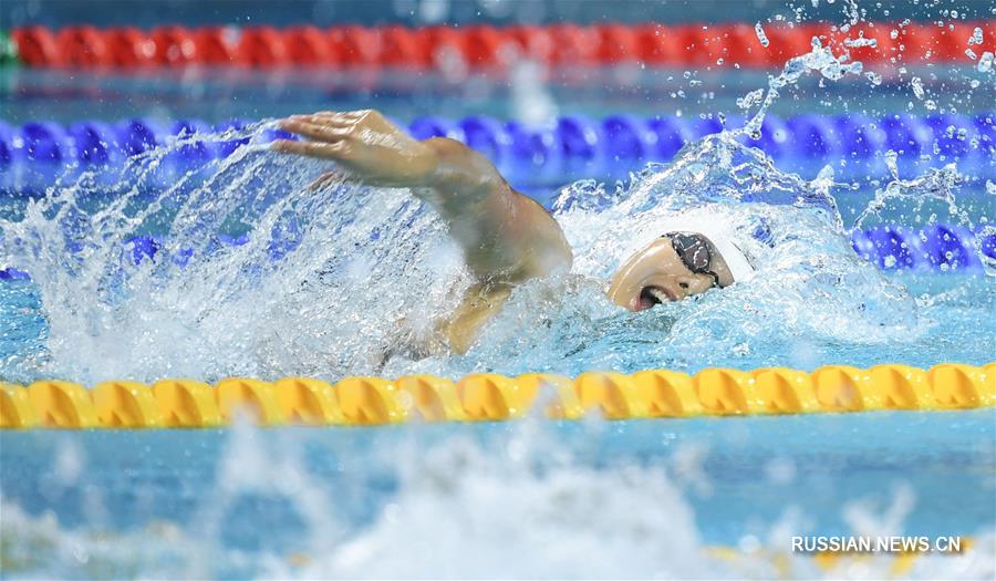 Всемирные военные игры -- Плавание, эстафета 4х100 м вольным стилем (микст): китайские спортсмены завоевали "золото"