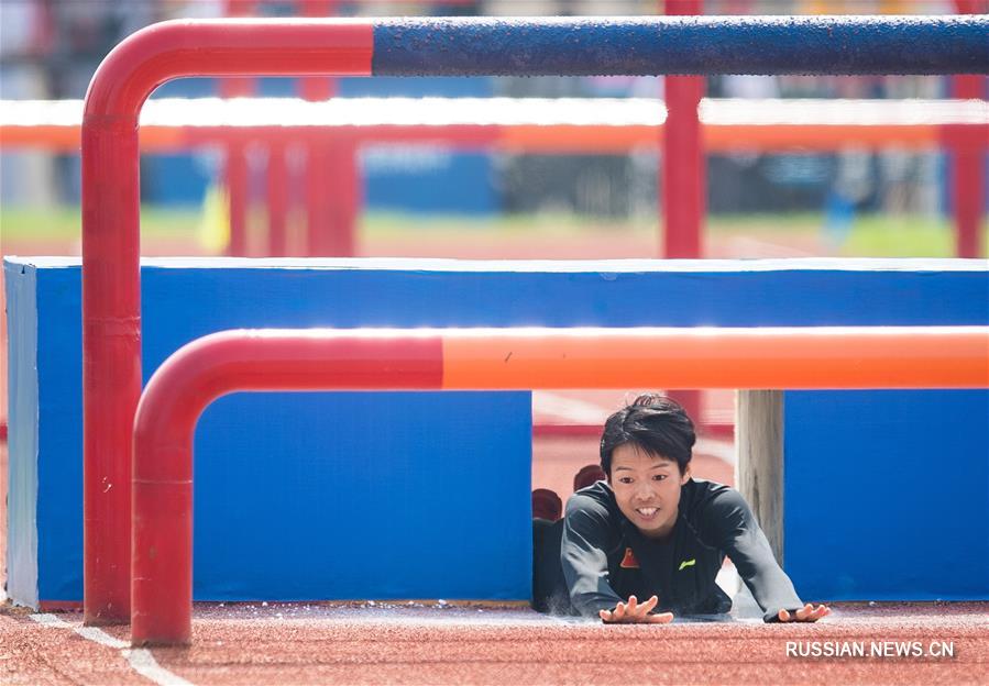 Всемирные военные игры -- Военное пятиборье: китайские спортсменки стали первыми в эстафете с препятствиями 