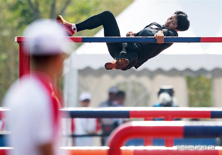 Всемирные военные игры -- Военное пятиборье: китайские спортсменки стали первыми в эстафете с препятствиями 