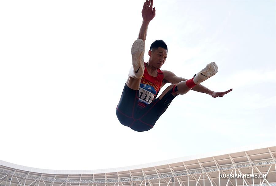 Всемирные военные игры -- Легкая атлетика: китайские атлеты получили "золото" и "серебро" в прыжках в длину