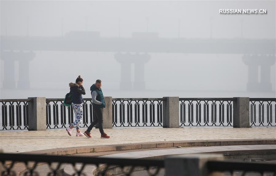 Киев страдает от сильного загрязнения воздуха