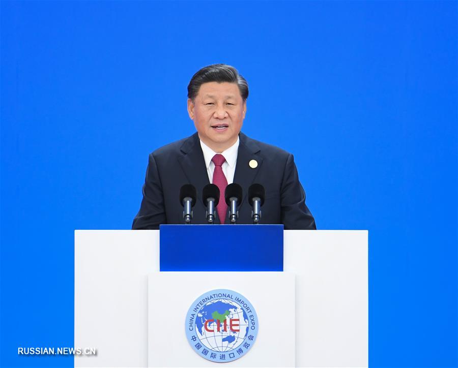 (CIIE)CHINA-SHANGHAI-XI JINPING-CIIE-OPENING CEREMONY (CN)