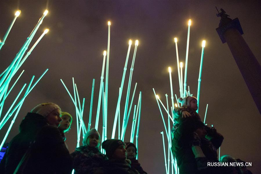 Фестиваль "Чудо света" в центре Петербурга