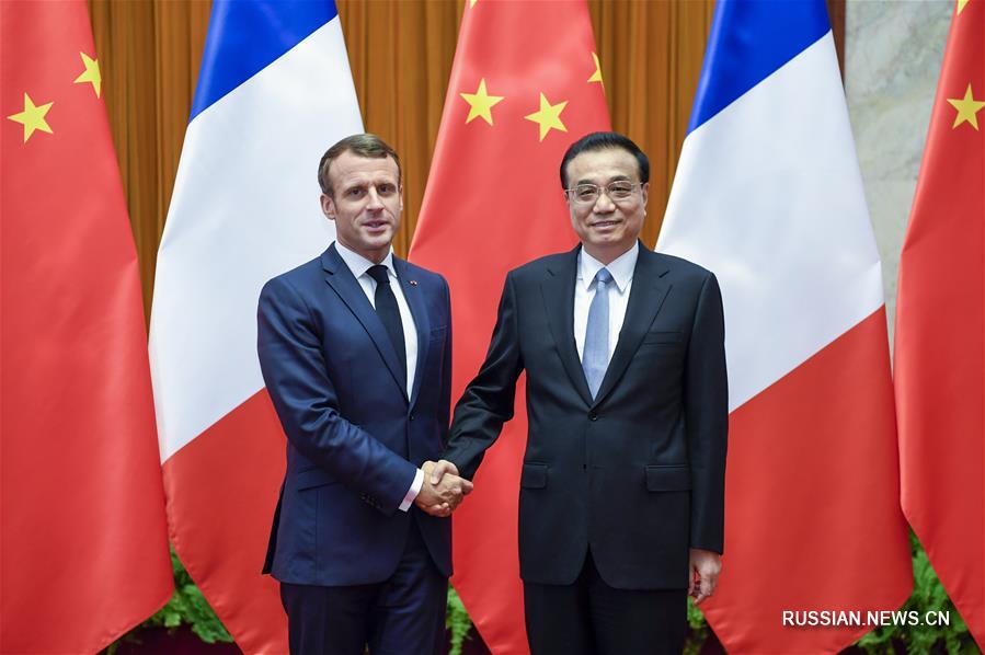 CHINA-BEIJING-LI KEQIANG-FRANCIA-MACRON-REUNION