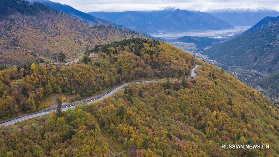 "Самая красивая дорога Китая" -- Автомагистраль Сычуань -- Тибет