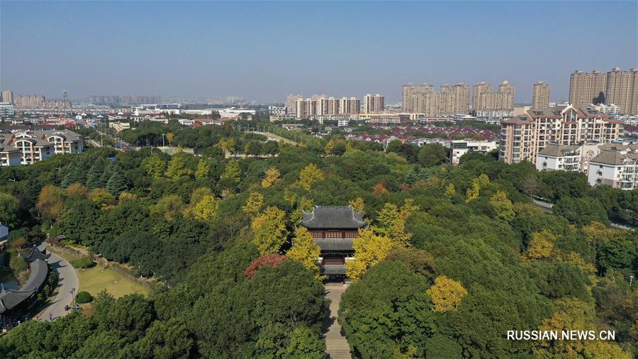 Новый городской парк в Куньшане