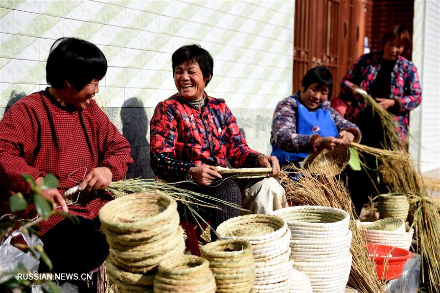 Соломоплетение увеличило доходы крестьян уезда Таньчэн