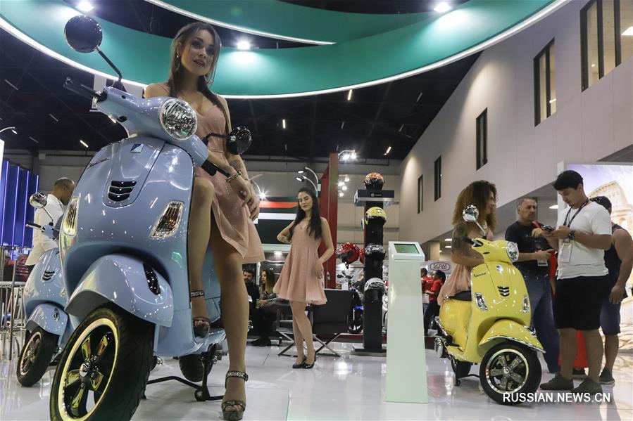 Выставка мотоциклов в Сан-Паулу
