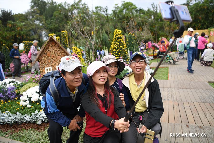 В Тайбэе открылась ежегодная выставка хризантем