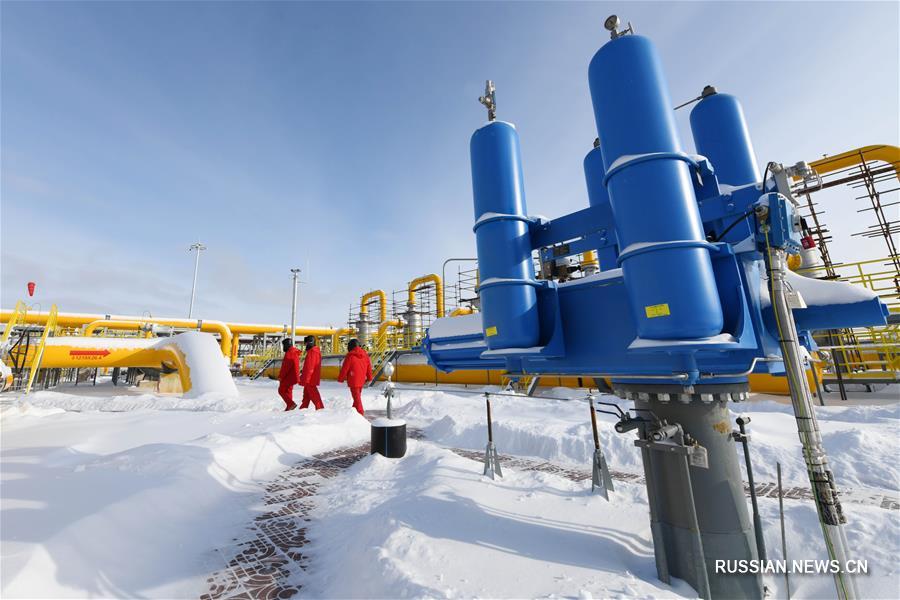 Российский природный газ начал поступать в Китай по восточному маршруту газопровода Россия-Китай