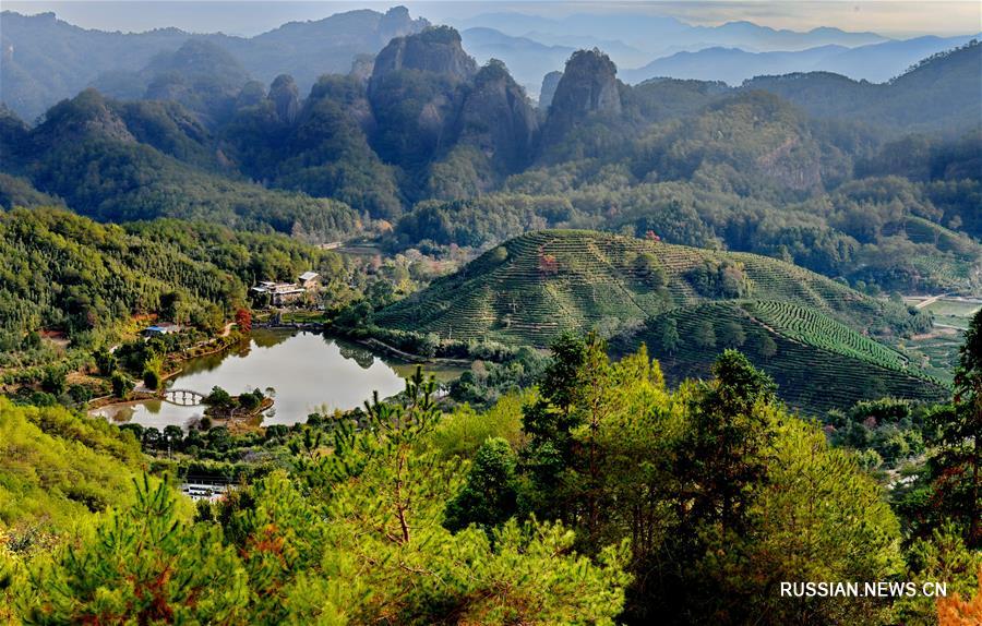 Изумрудные горы и синие реки: горы Уишань в провинции Фуцзянь