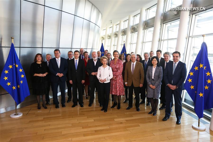 В Брюсселе прошло первое заседание обновленного состава Еврокомиссии