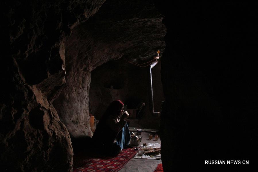 Пещерная жизнь жителей афганской провинции Бамиан 