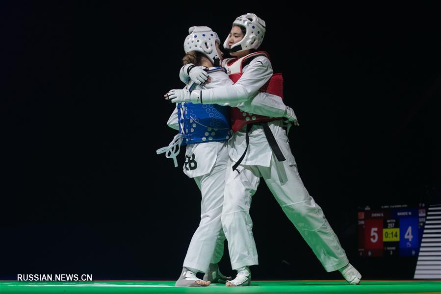 Гран-при по тхэквондо в Москве: китайская спортсменка завоевала золото в женском турнире по тхэквондо в весовой категории свыше 67 кг 