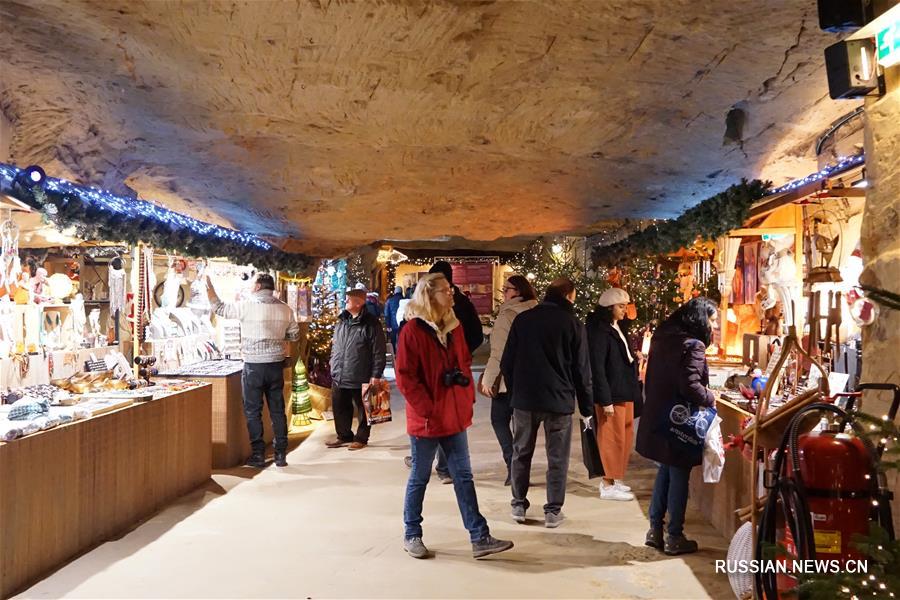 Удивительная подземная рождественская ярмарка в Нидерландах