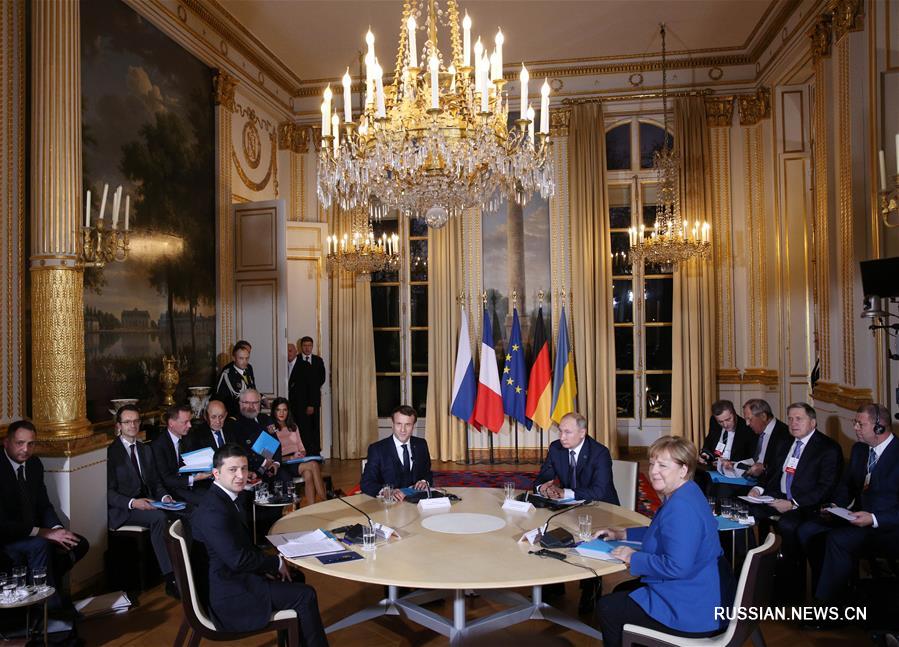 В Париже состоялась встреча лидеров стран "нормандской четверки"