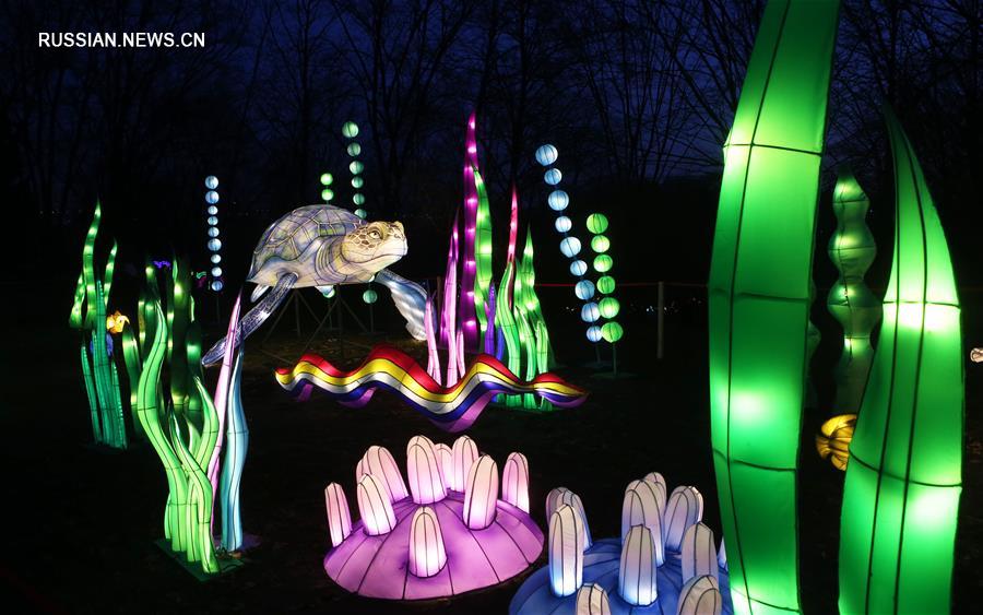 В Киеве открылась выставка китайских фонарей