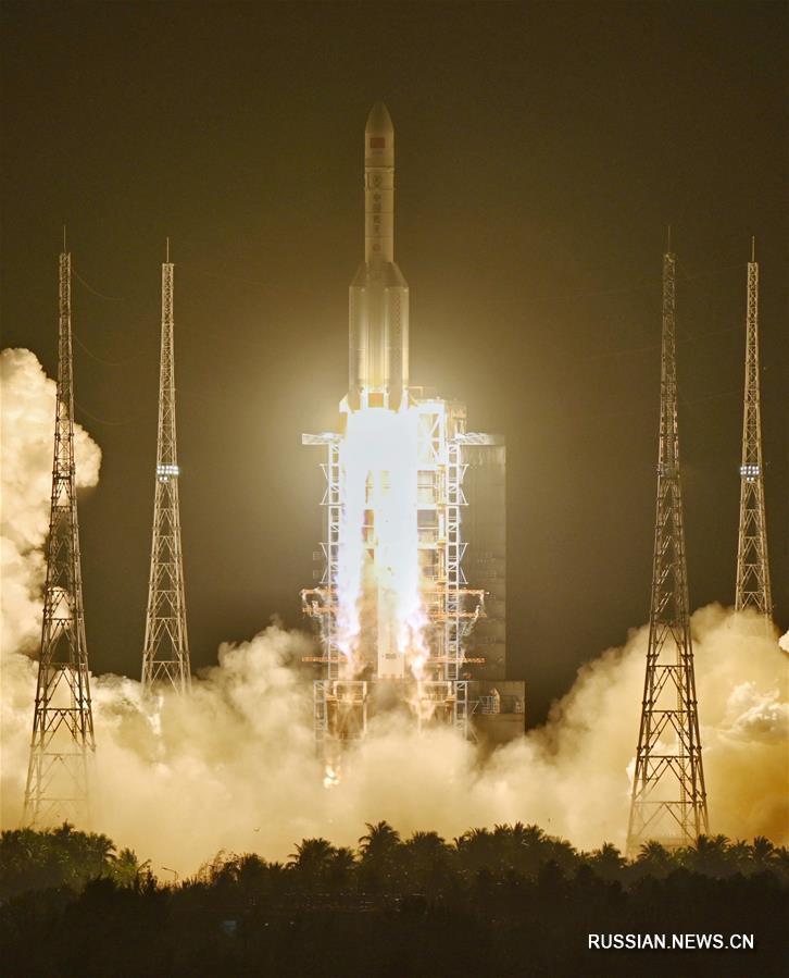 （科技）（2）长征五号运载火箭成功发射实践二十号卫星