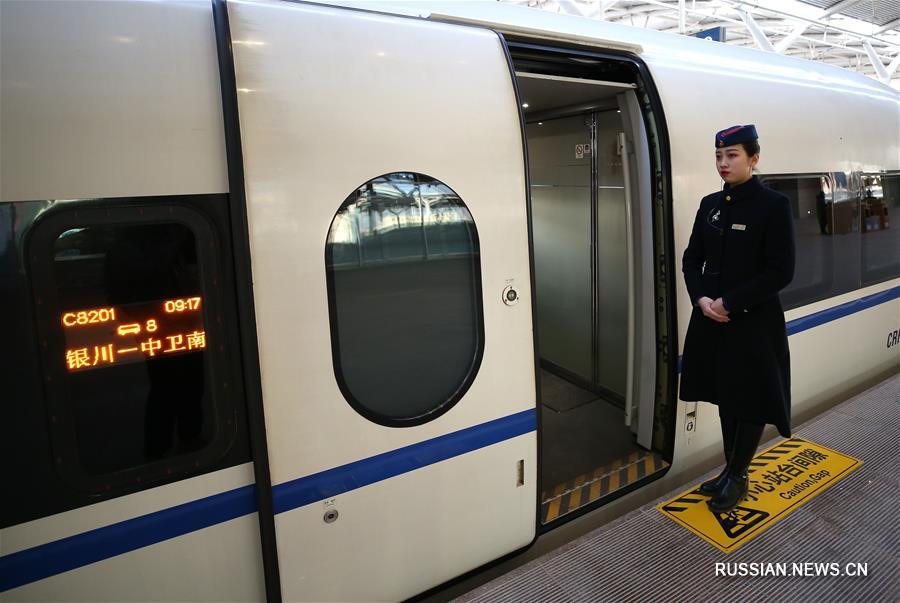 Открыто движение поездов по первой ВСЖД в Нинся-Хуэйском АР 