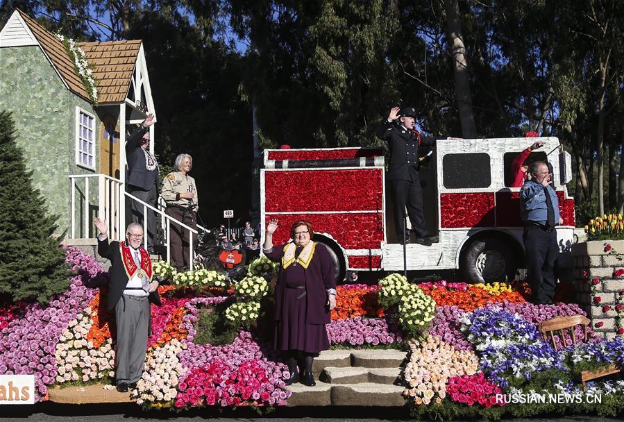 В Лос-Анджелесе устроили Парад роз в честь Нового года 
