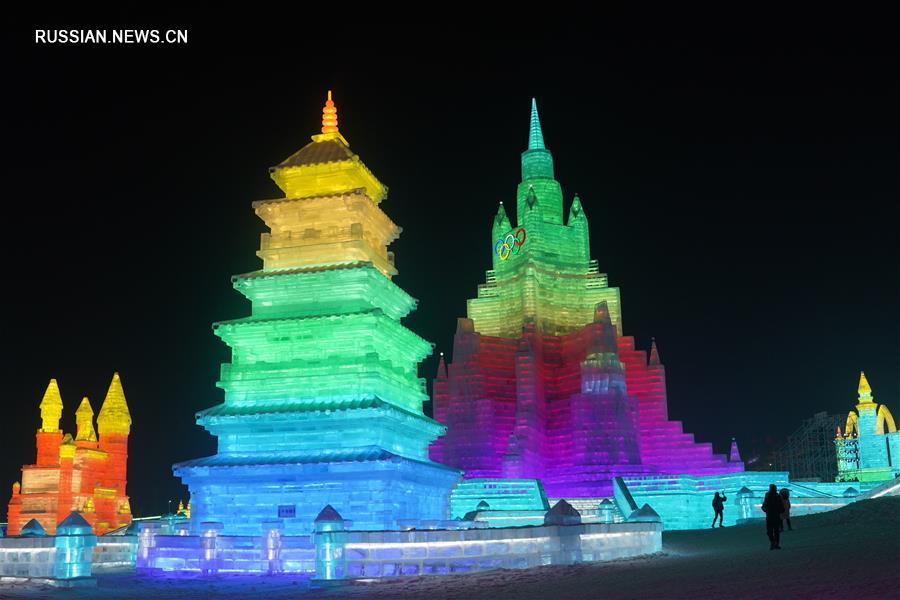 "Мир льда и снега" в Чанчуне стал новым местом притяжения для туристов